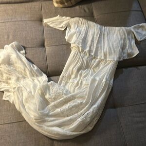 Pretty white long dress